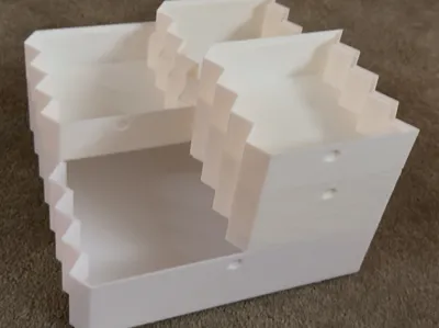 ZigZag Mini Bin – Magnetic Stackable Mini Display by Raditive Prints ...