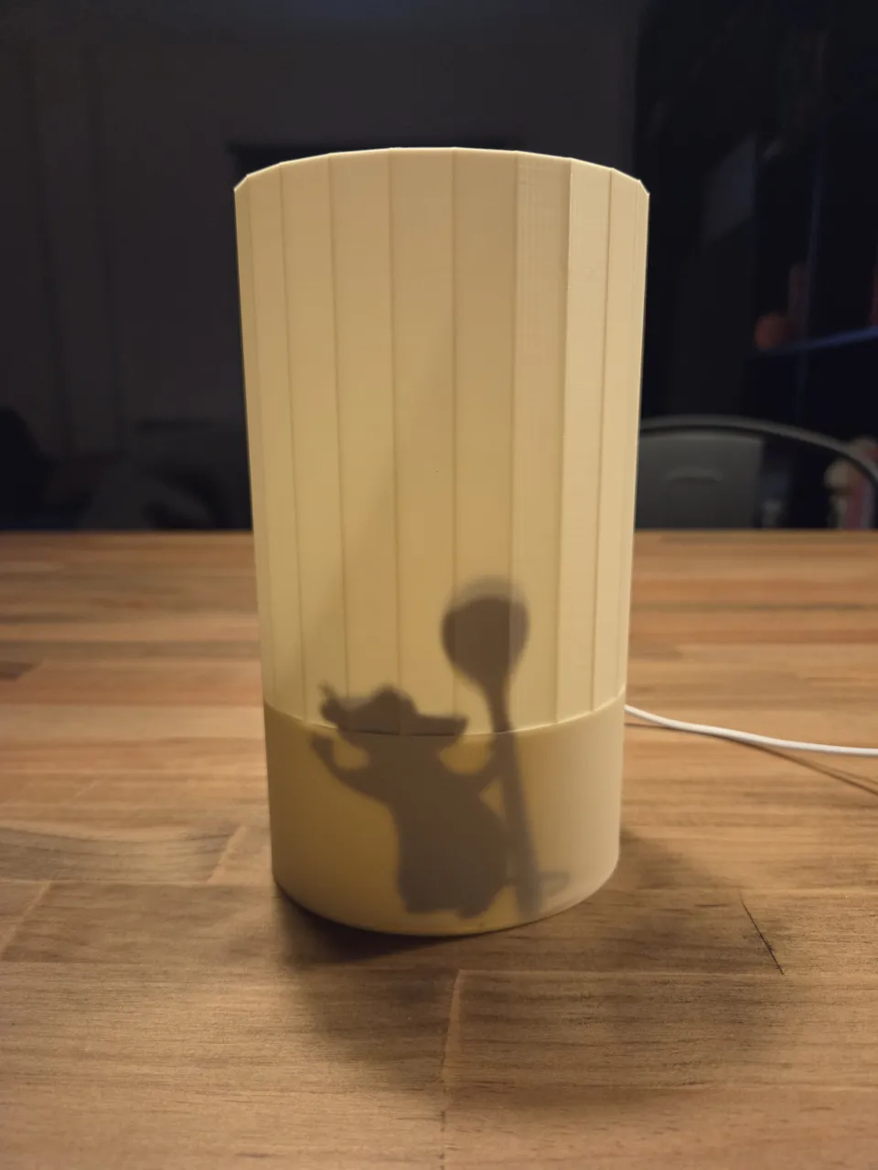 Ratatouille lamp view 3