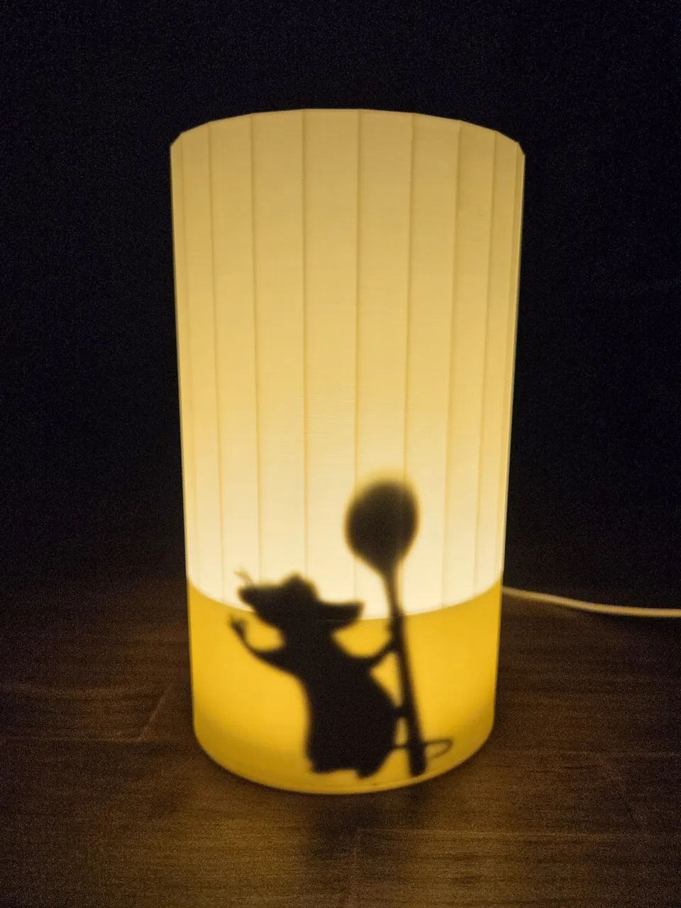 Ratatouille lamp view 2