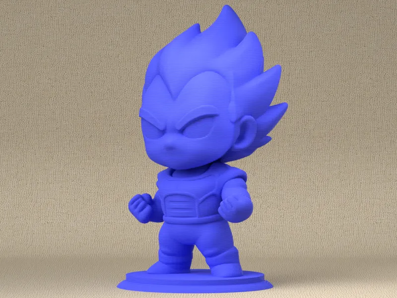 Saiyan Prince Vegita Inspired Kawaii Figure