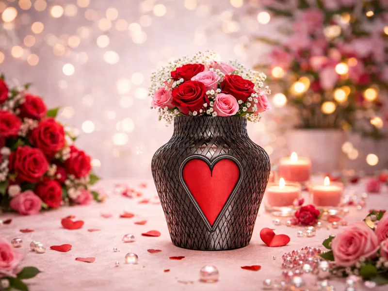 Valentine Heart Vase