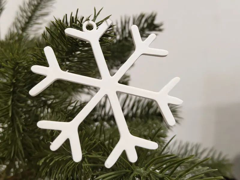 Snowflake 9 Tree Decor/Keychain