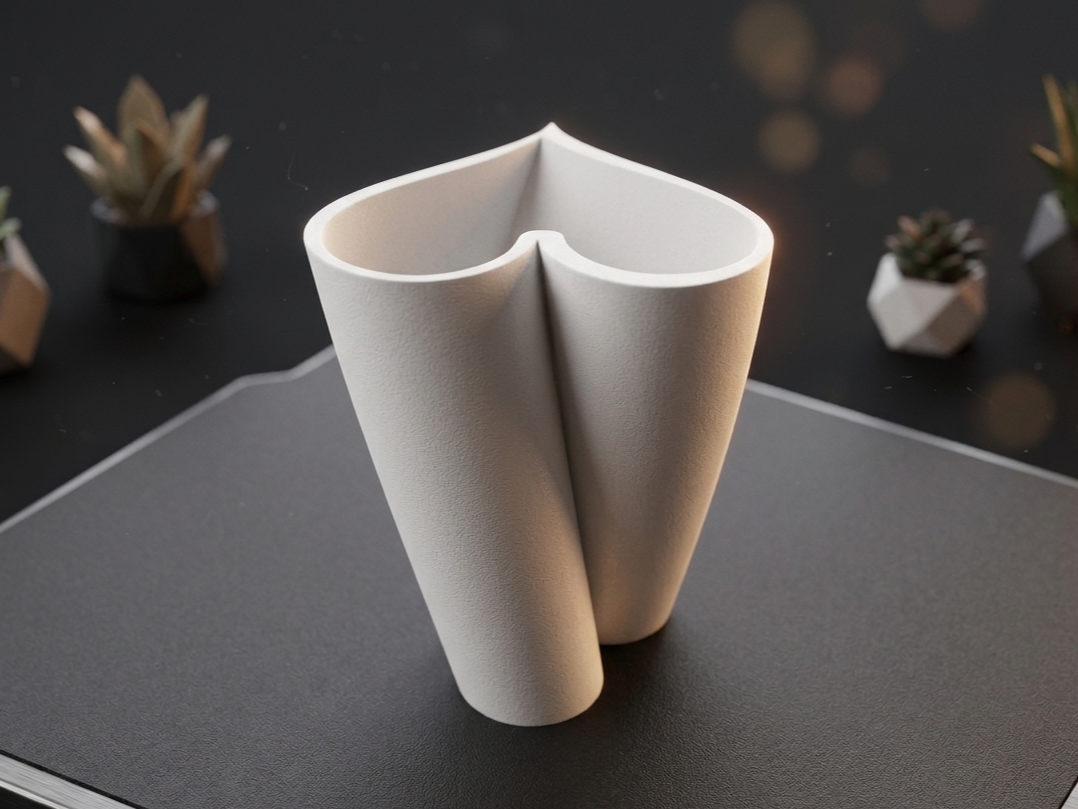 Twisted Heart Vase | Fully Customizable