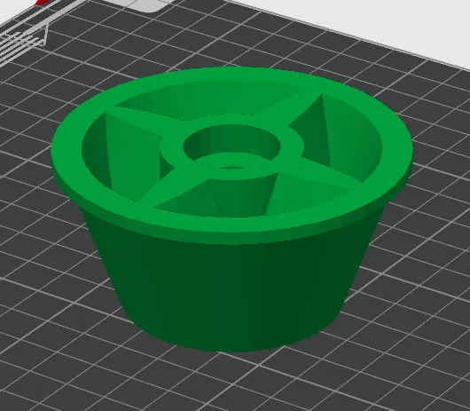 Reel support for 70-50 mm