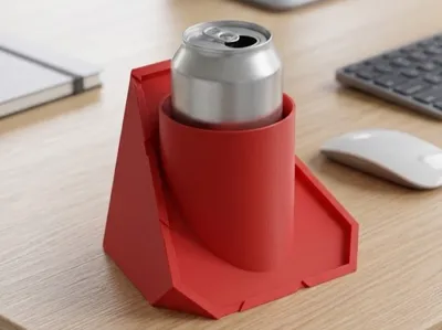 GeoHold - Modern Geometric Can Holder