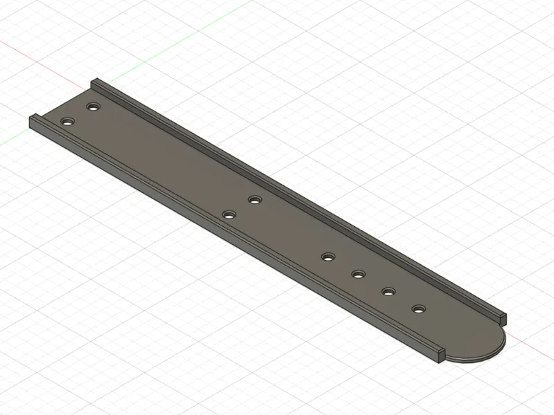 Template for leather dog collar
