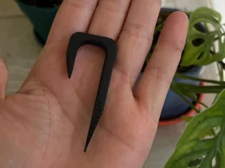 soporte para raiz de plantas en tierra