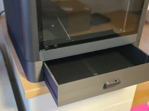 Storage drawer for P1P P1S X1C Printer riser view 4