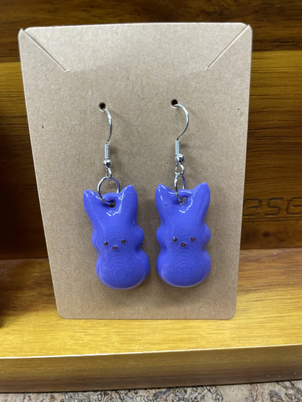 Peeps Easter Bunny Earrings view 4