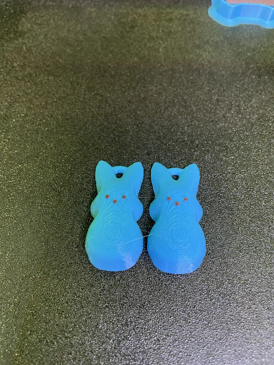 Peeps Easter Bunny Earrings view 2