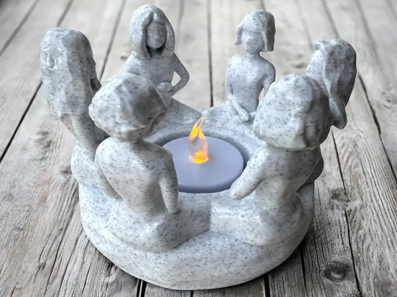 Six Friends - Tea-light Candle Holder