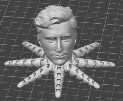 Octopus with a human head