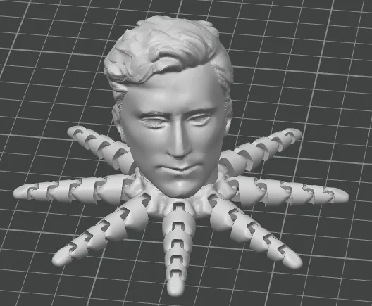 Octopus with a human head