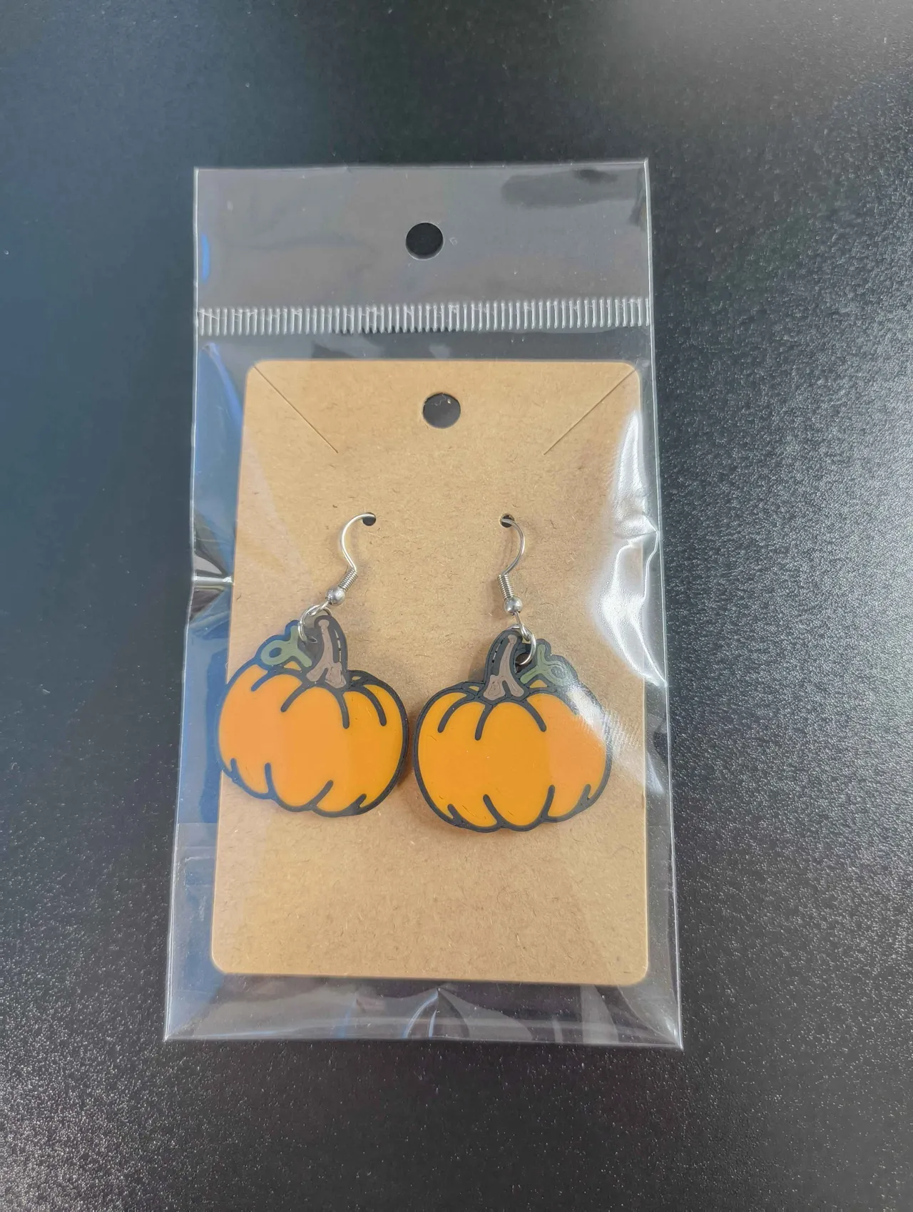Pumpkin Earrings view 3