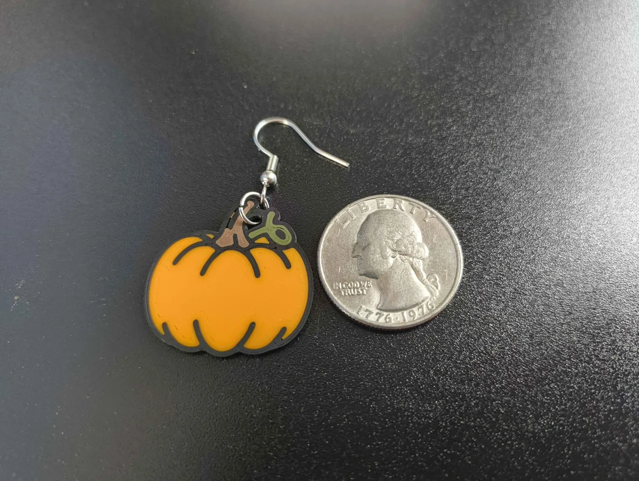 Pumpkin Earrings view 2
