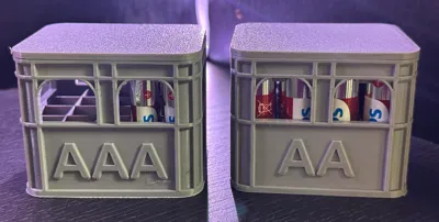 AAA, AA battery boxes