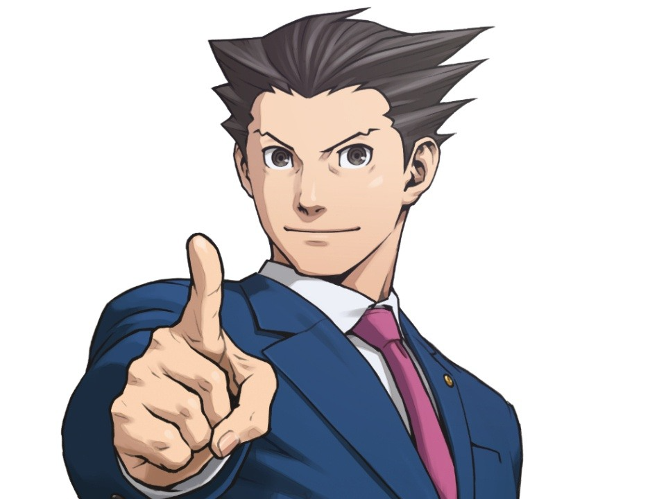 Miniatura 1 do modelo 3D Phoenix Wright - Ace Attorney Iconic "Objection!"