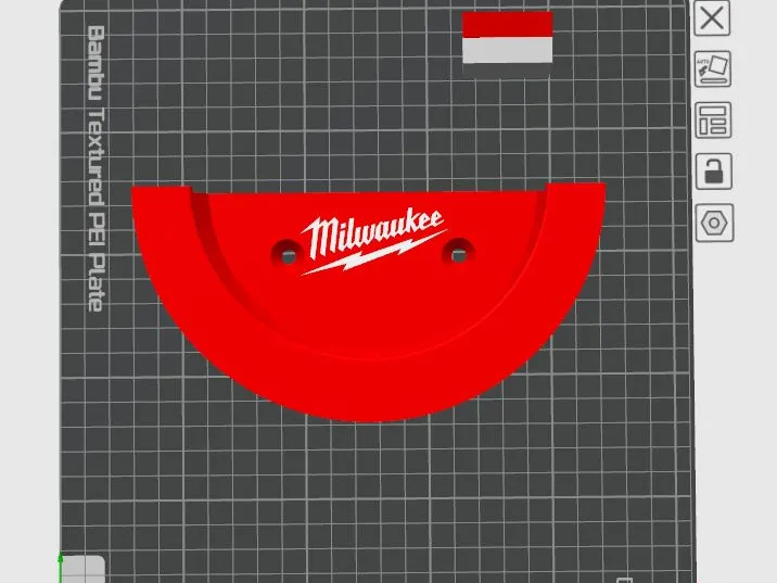 Milwaukee Grinder wall mount