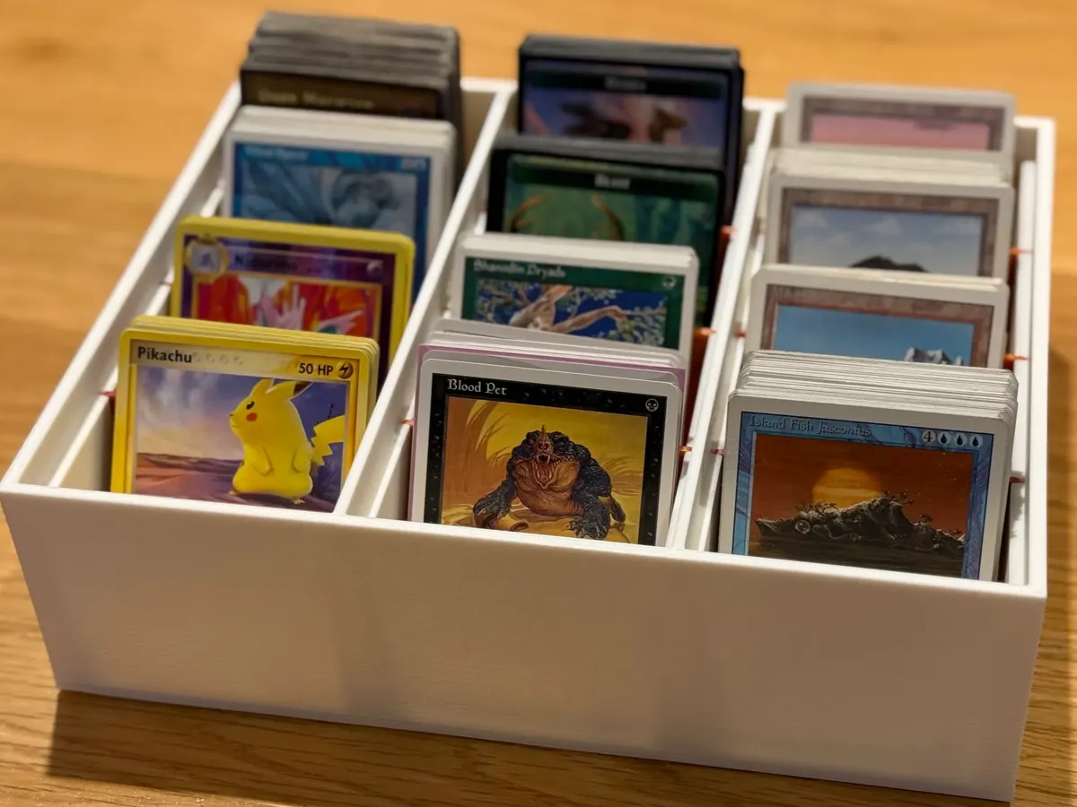 TCG Card Sorting & Grading Tray for Magic Pokemon - Free 3D Print Model ...
