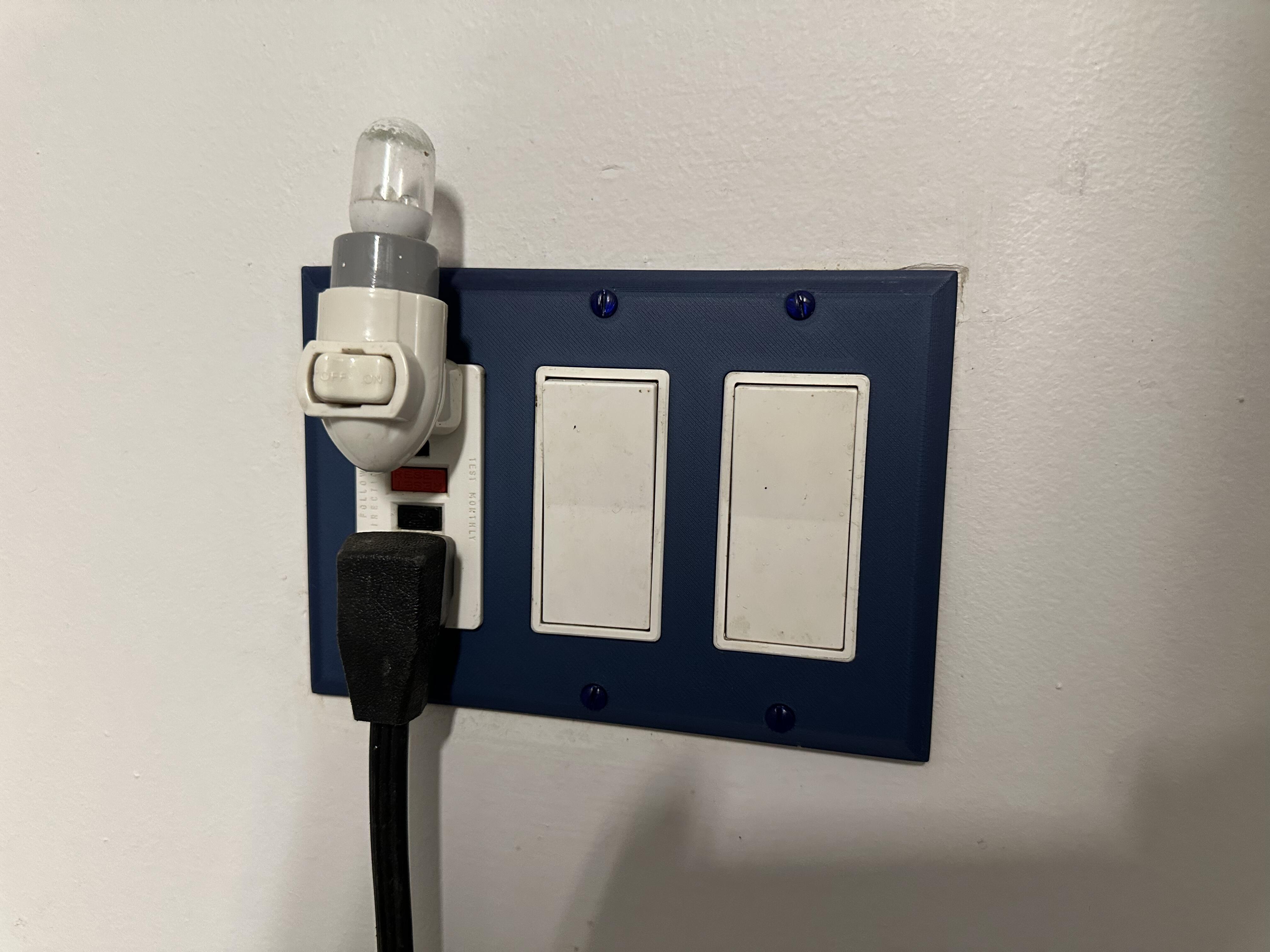 Miniatura 2 do modelo 3D Light Switch/Electrical Plate Cover|30+ Variations