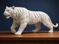 Tigre low poly — photo 2