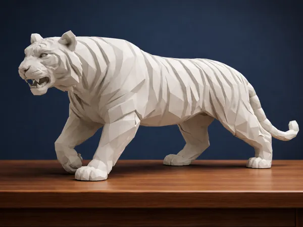 Tigre low poly