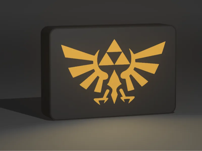 Zelda Triforce Bird Lightbox