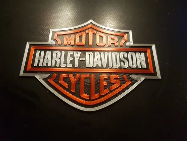 Harley Davidson Logo in three sizes