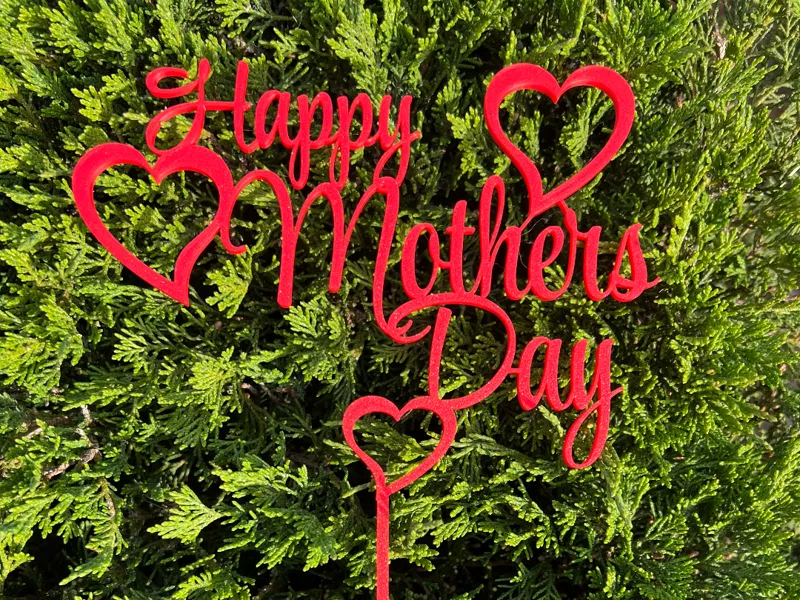Mothers Day Cake Topper or Plant Sign