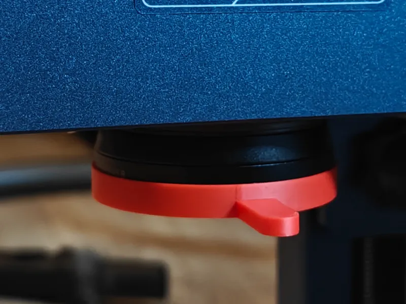 High visibility lens cap for Gweike G2 60mm lens