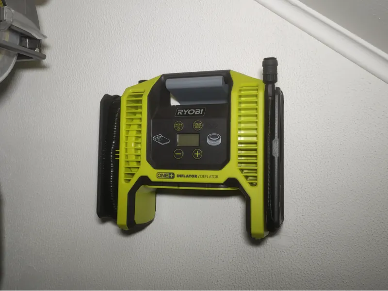 Ryobi R18MI Inflator/Deflator wall hanger