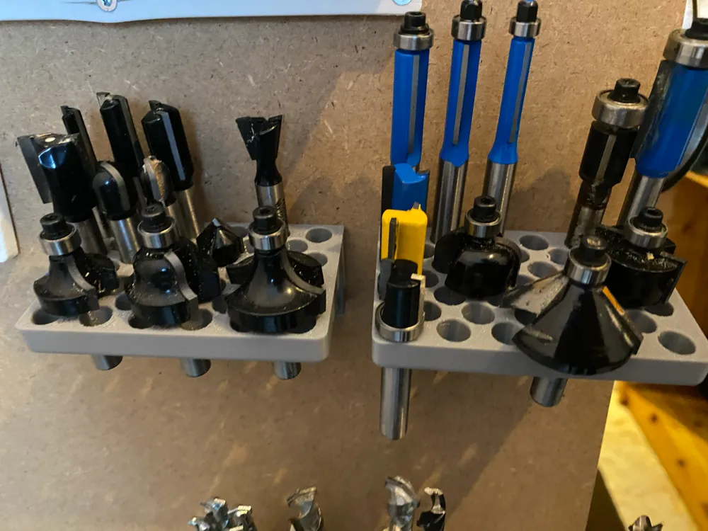 Modular Router Bit Holder 8mm Router bit holder - Free 3D Print Model - MakerWorld
