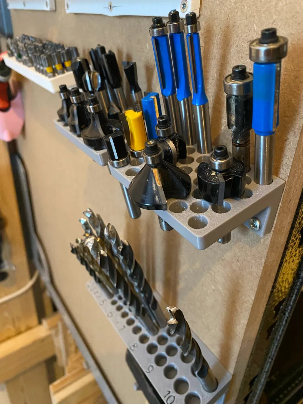 Modular Router Bit Holder 8mm Router bit holder - Free 3D Print Model - MakerWorld