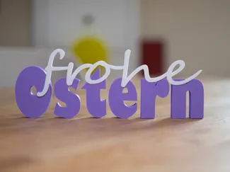 Schriftzug - frohe Ostern