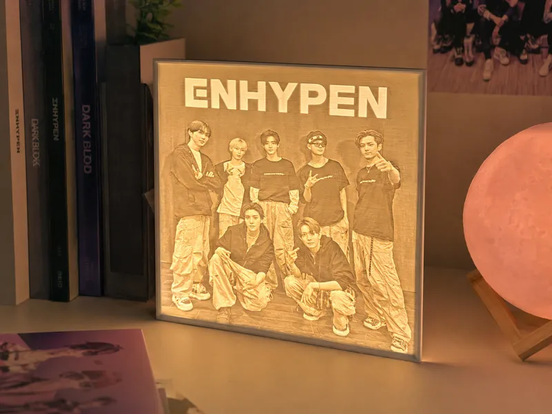 ENHYPEN K-Pop Band Lithophane