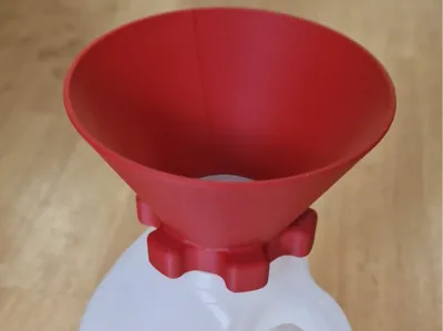 Milk Bottle Funnel for Silica Beads