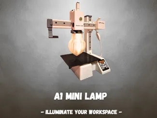 A1 mini lamp - desktop lamp with LED Light Bulb