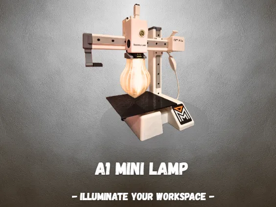 A1 mini lamp - desktop lamp with LED Light Bulb