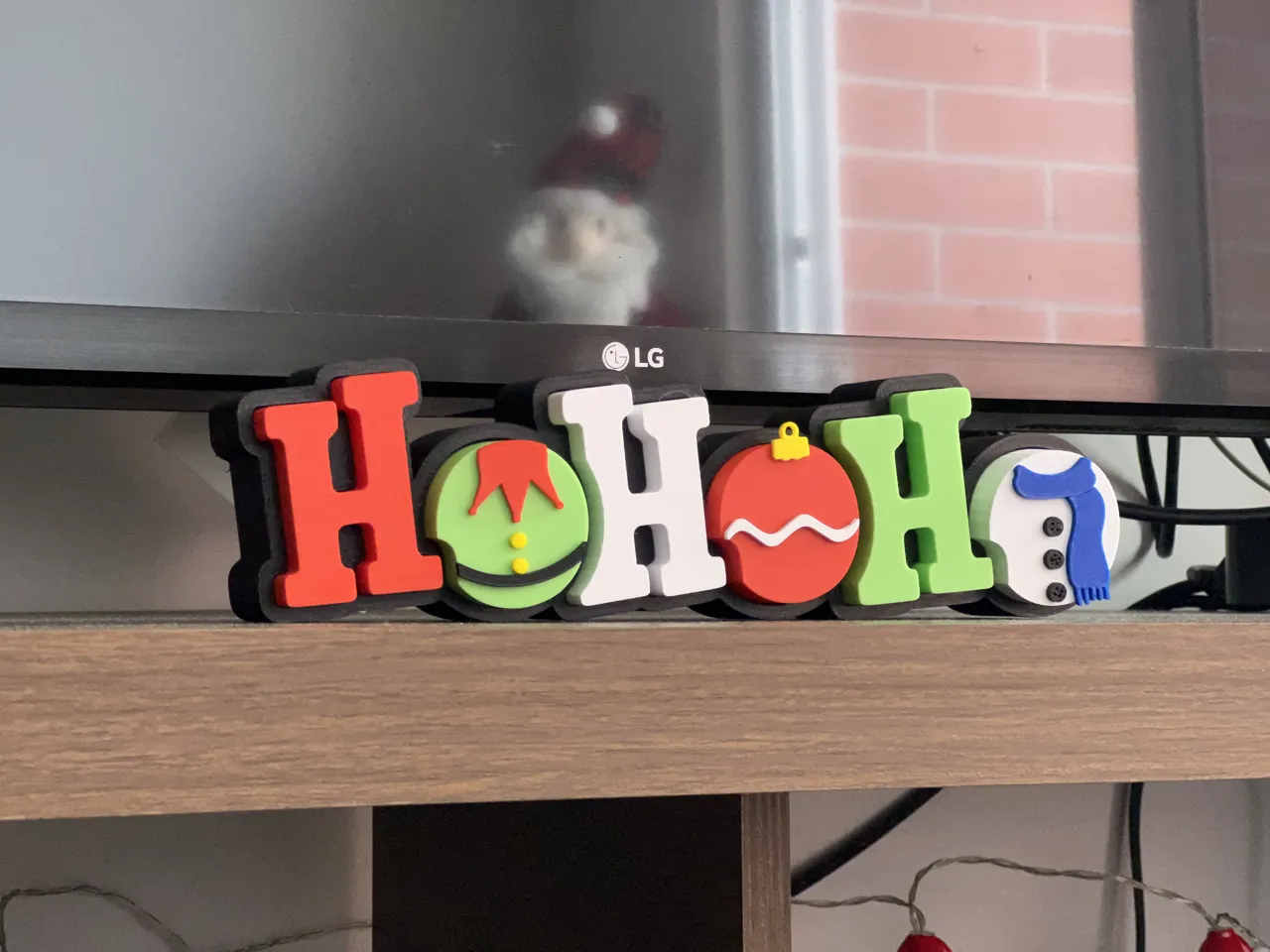 Christmas hohoho Sign view 2