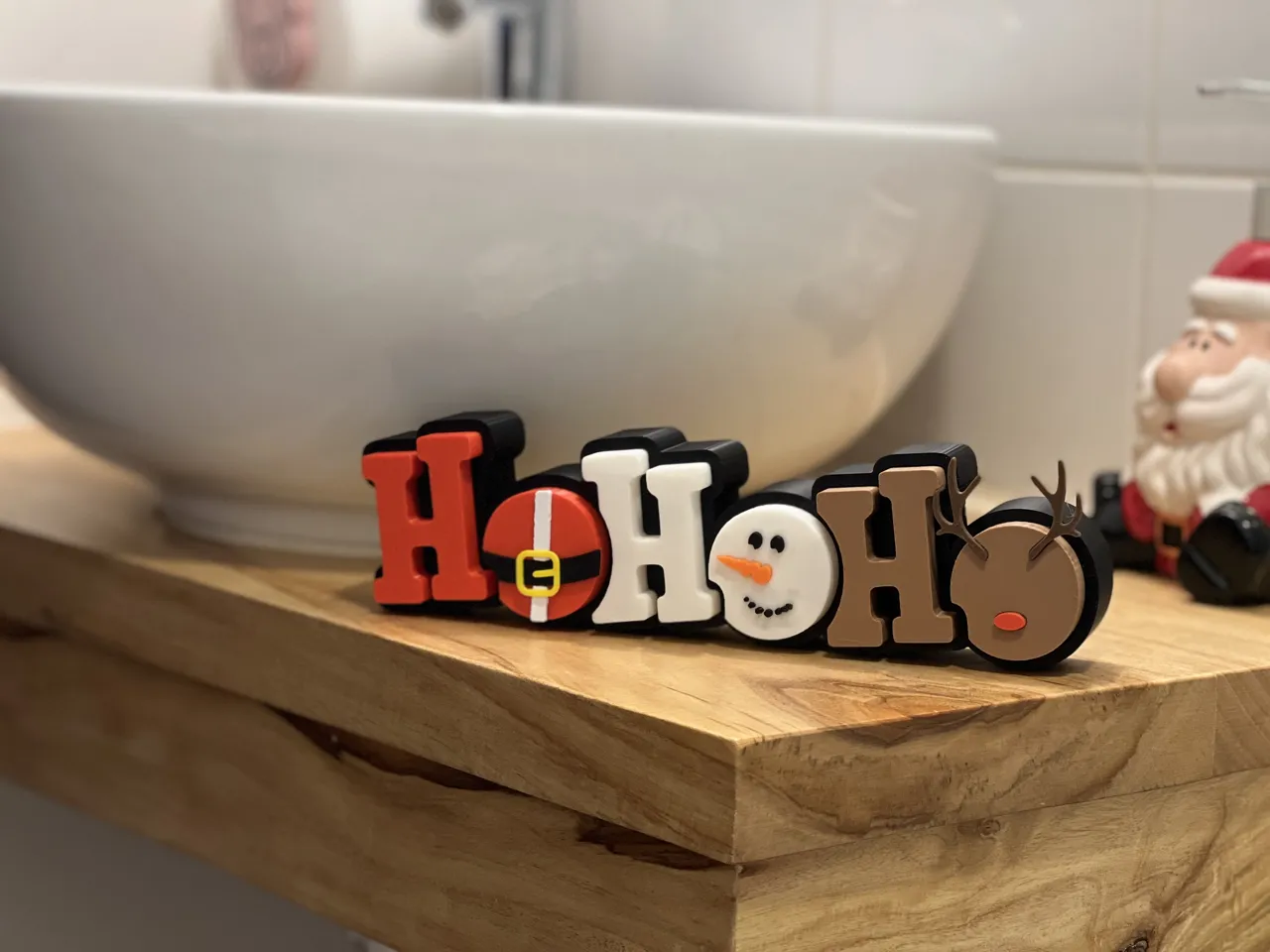 Christmas hohoho Sign view 4