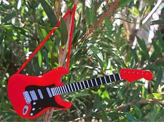 Fender Stratocaster Guitar Christmas Decoration