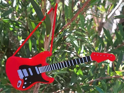 Fender Stratocaster Guitar Christmas Decoration
