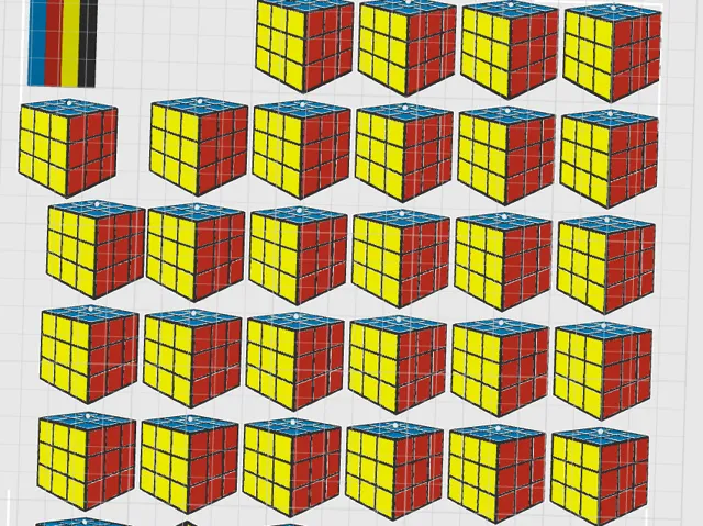 Rubix Cube Earrings