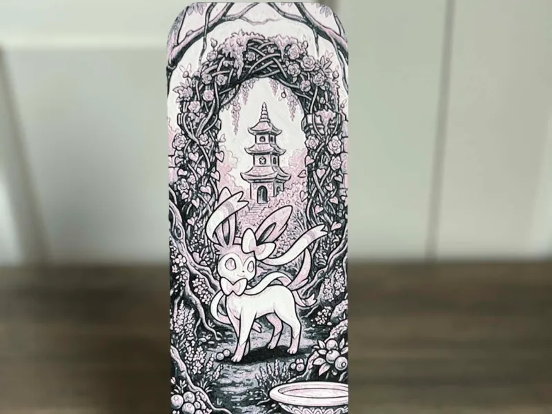 Sylveon's Garden – 3D Hueforge Pokémon Art