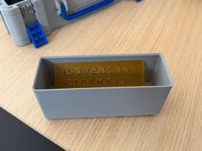 Gridfinity Box 1x3x8u - Dremel Storage 