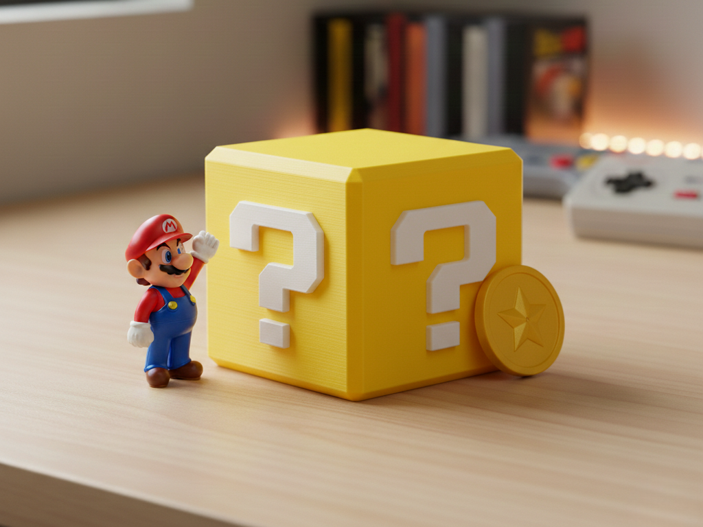 Super Mario 3D Question Mark Block | AMS Ready