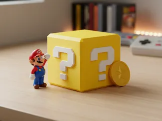 Super Mario 3D Question Mark Block | AMS Ready