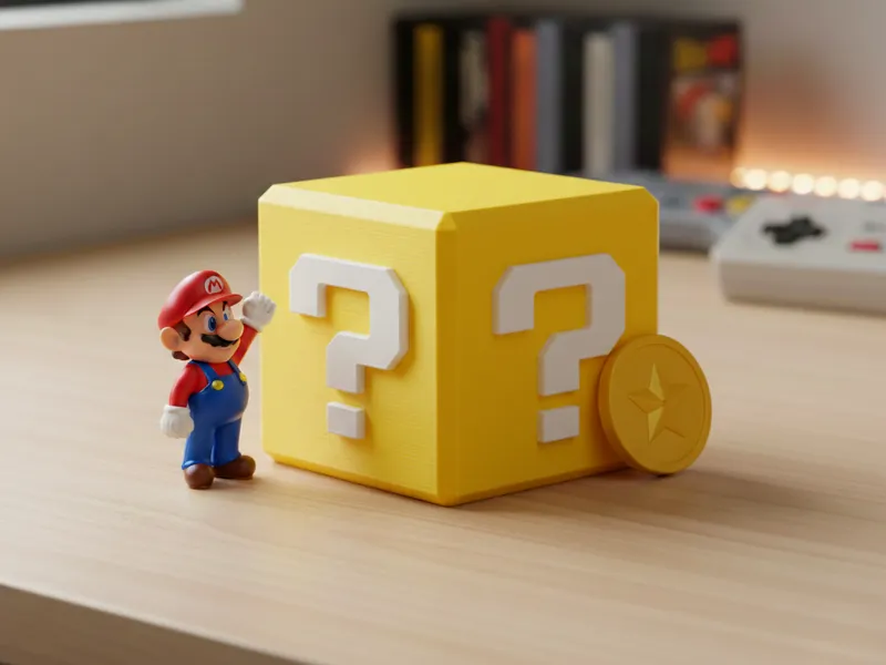 Super Mario 3D Question Mark Block | AMS Ready