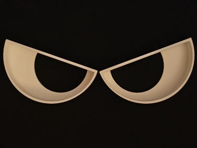 Angry / sad fursuit eyes