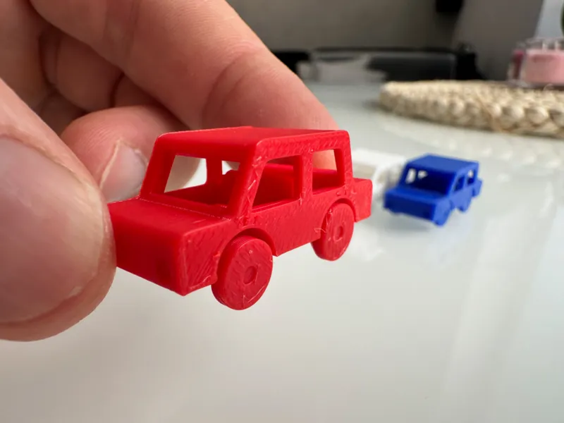 Mini Car with rotating wheels